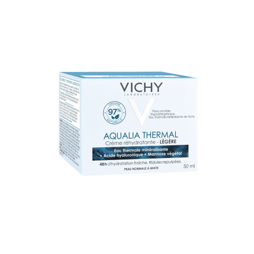Crème Vichy Aqualia Thermal : Hydratation 48h, peau éclatante