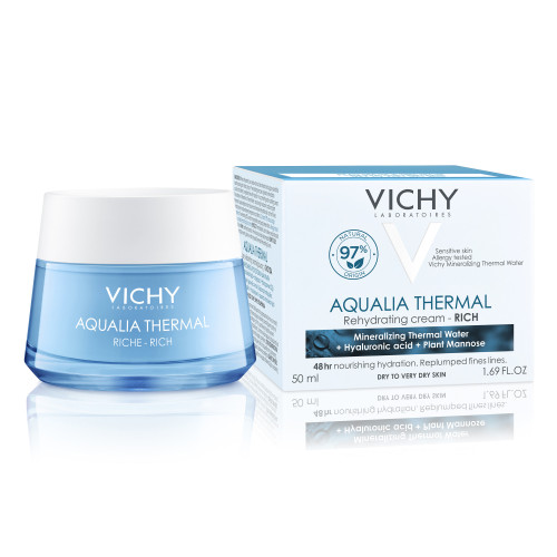 VICHY Aqualia Thermal 50mL - Hydratation intense peaux sèches