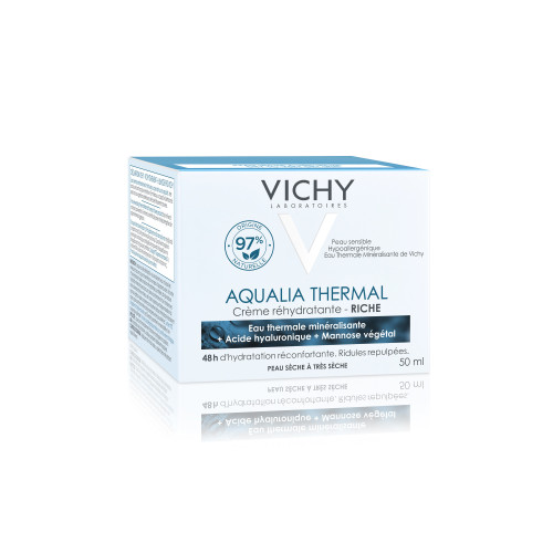 VICHY Aqualia Thermal 50mL - Hydratation intense peaux sèches