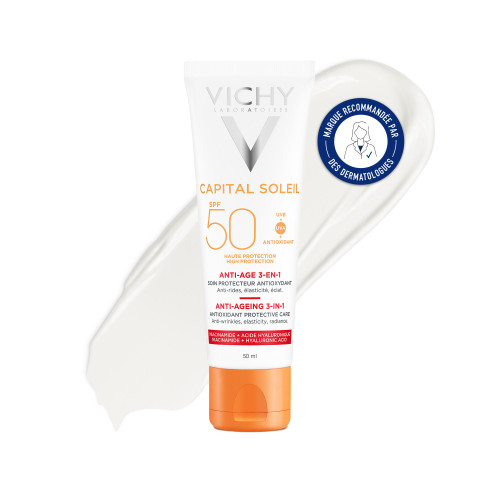 Vichy Idéal Soleil Anti-Âge SPF50 50ml - Anti-Vieillissement