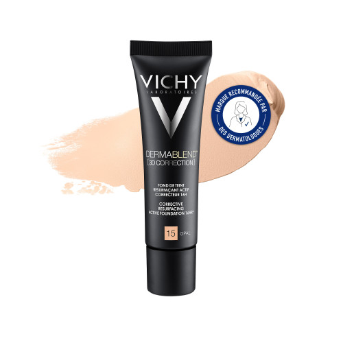 VICHY DERMABLEND 3D Correction 30ml n°35 Sand - Haute couvrance