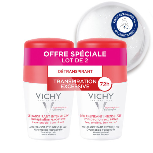 VICHY Détranspirant Intensif 72h 100ml - Efficacité Anti-Transpirante