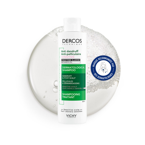 VICHY DERCOS Shampooing Antipelliculaire 200mL - Apaise, Embellit