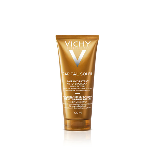 VICHY IDEAL SOLEIL Auto Bronzant 100mL - Hale Naturel Hydratant 8h sur