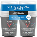 VICHY Homme Déodorant 48H 2x50mL - Efficacité Longue Durée