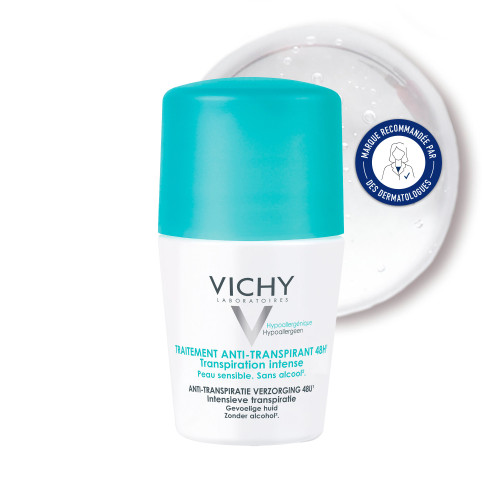 VICHY Déodorant Anti-transpirant 48H 50mL - Efficacité Longue Durée