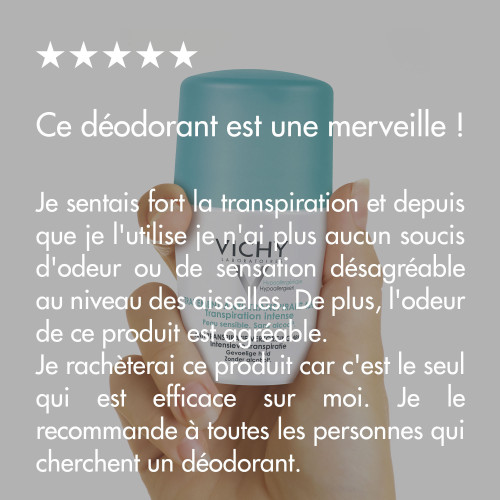 VICHY Déodorant Anti-transpirant 48H 50mL - Efficacité Longue Durée