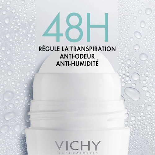 VICHY Déodorant Anti-transpirant 48H 50mL - Efficacité Longue Durée