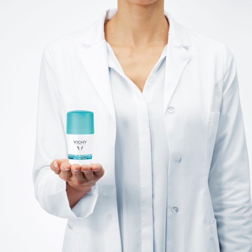 VICHY Déodorant Anti-Transpirant 50mL - Efficacité 48H, Anti-Traces