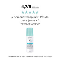 VICHY Déodorant Anti-transpirant 48H 125mL - Efficacité intense