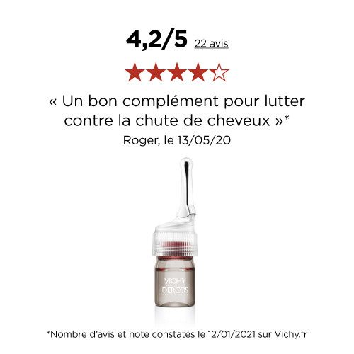 VICHY Dercos Aminexil Clinical 5 Hommes 21 Monodoses - Anti-Chute