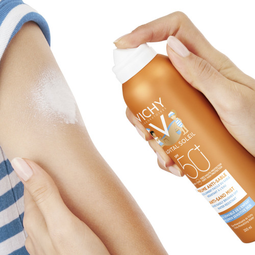 VICHY IDEAL SOLAIRE Brume Anti-sable 200mL - Protection Enfants SPF50+