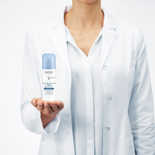 VICHY Déodorant Minéral 48h Aérosol 2x125mL - Efficacité Max