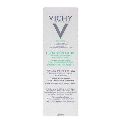 VICHY Crème Dépilatoire 150mL - Douceur et Respect Peau Sensible