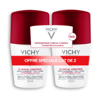 VICHY Déodorant 96H Anti-Odeur 2x50ml - Efficacité Longue Durée