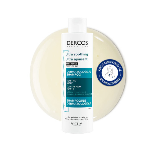 VICHY DERCOS Shampooing 200ml - Apaisant et Renforçant