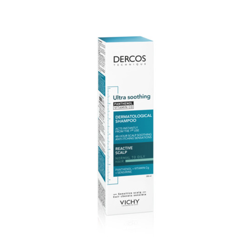 VICHY DERCOS Shampooing 200ml - Apaisant et Renforçant
