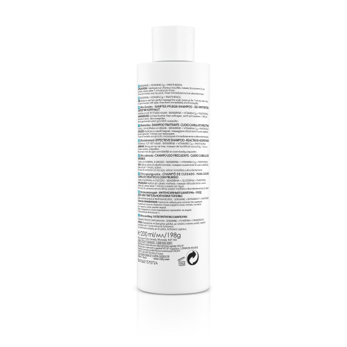 VICHY DERCOS Shampooing 200ml - Apaisant et Renforçant