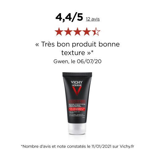 VICHY Homme Structure Force 50ml - Soin Anti-Âge Revitalisant