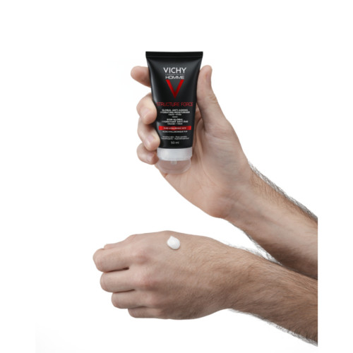 VICHY Homme Structure Force 50ml - Soin Anti-Âge Revitalisant