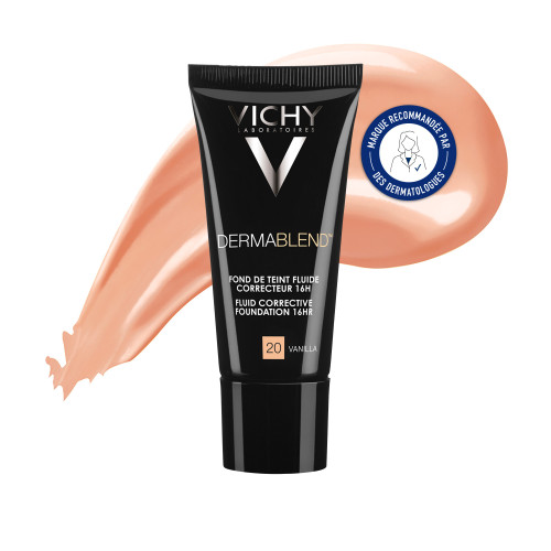 VICHY Dermablend Fond de Teint Vanilla 30ml - Teint parfait 16h