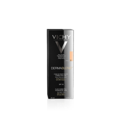 VICHY Dermablend Fond de Teint Vanilla 30ml - Teint parfait 16h