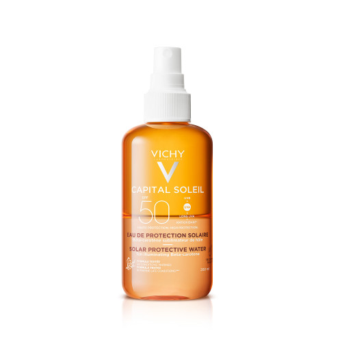 VICHY Capital Soleil SPF 50 200ml - Protection et Hâle Sublimé