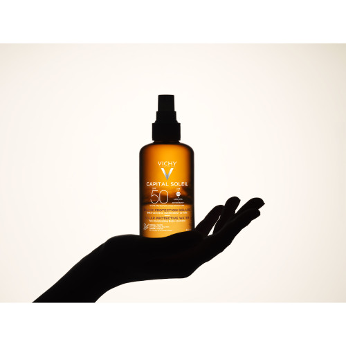 VICHY Capital Soleil SPF 50 200ml - Protection et Hâle Sublimé