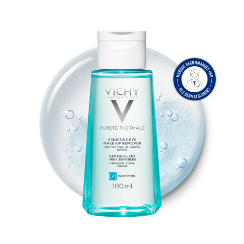 Vichy Pureté Thermale Démaquillant 100ml - Apaisant Yeux Sensibles
