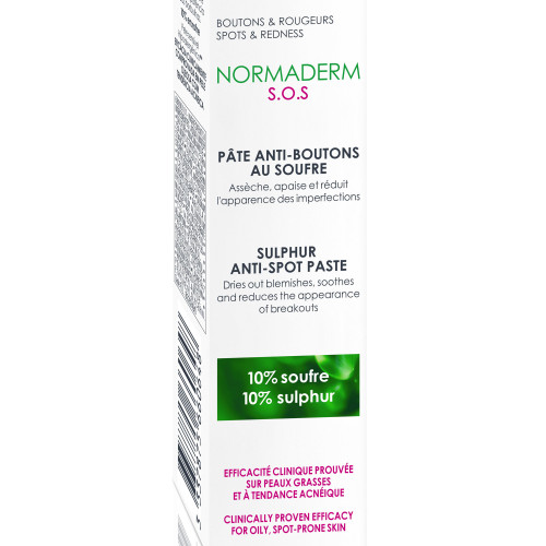 VICHY Normaderm SOS Pâte 20ml - Assèche et Estompe Boutons