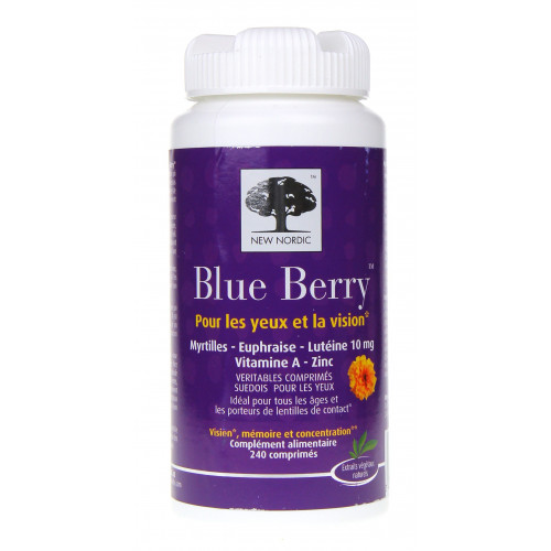 NEW NORDIC Blue Berry Format Economique 240 Comprimés-5420 NEW NORDIC Blue Berry Format Economique 240 Comprimés-5420
