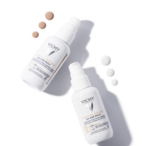 Capital Soleil UV-Age Daily Fluide Anti-Photovieillissement Teinté SPF50+ 40 ml