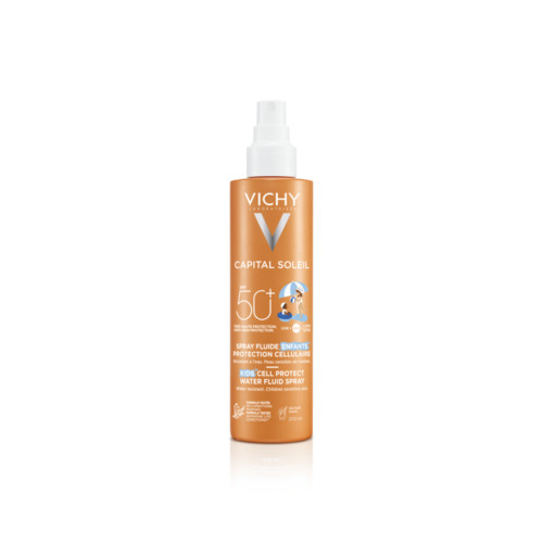 VICHY Capital Soleil Enfants SPF50+ 200ml - Protection Haute, Non Gras