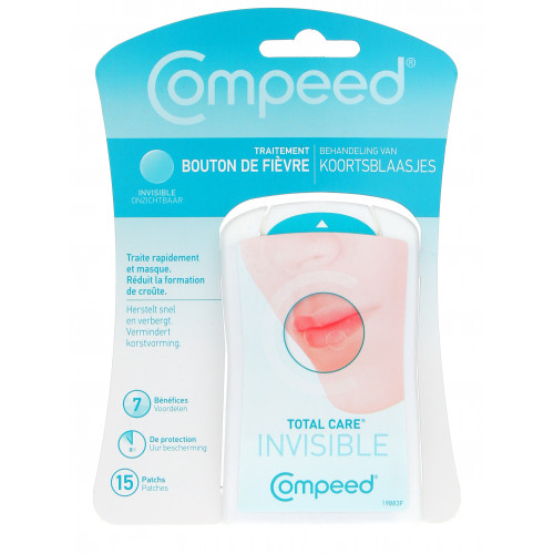 COMPEED Patch Bouton de Fièvre Total Care Jour Invisible-543 COMPEED Patch Bouton de Fièvre Total Care Jour Invisible-543