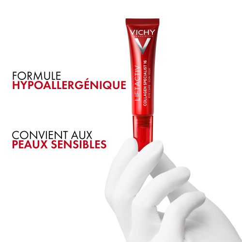 Vichy Liftactiv Contour Yeux : Anti-âge pro-collagène, 5 signes ciblés