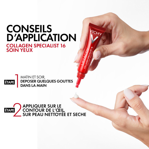 Vichy Liftactiv Contour Yeux : Anti-âge pro-collagène, 5 signes ciblés
