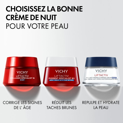 Liftactiv crème B3 anti taches nuit au rétinol pur 50 ml