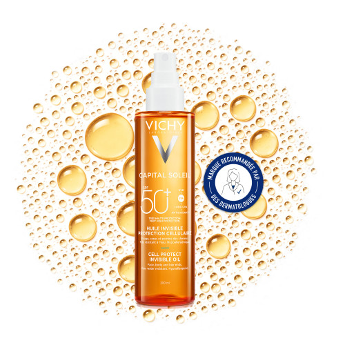 Capital Soleil Huile Invisible Protection Cellulaire SPF50+ 200 ml