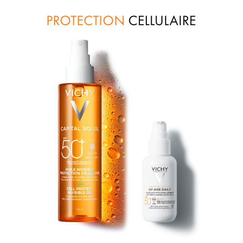 Capital Soleil Huile Invisible Protection Cellulaire SPF50+ 200 ml