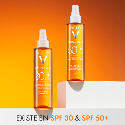 Capital Soleil Huile Invisible Protection Cellulaire SPF50+ 200 ml