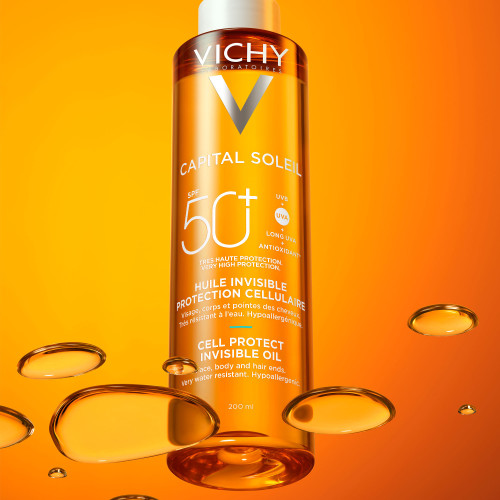 Capital Soleil Huile Invisible Protection Cellulaire SPF50+ 200 ml