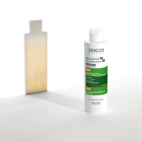 Dercos Anti Pelliculaire 2 en 1 Shampooing Démêlant Traitant 200 ml