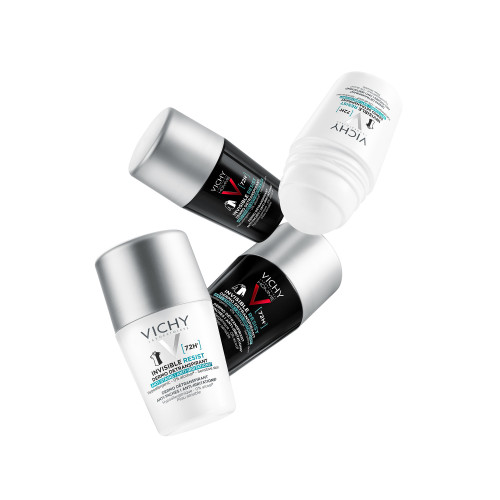 Homme déodorant Invisible Resist Dermo-détranspirant 72 h bille 50 ml