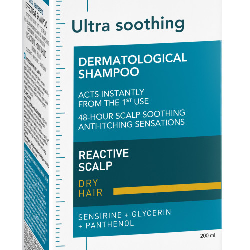Vichy Dercos Ultra-Apaisant 200ml Shampooing Apaisant Cheveux Secs
