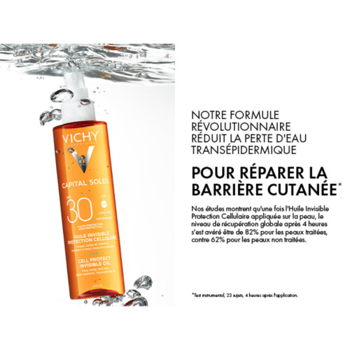 Vichy Capital Soleil SPF 30 200ml Protection Solaire Huile Invisible