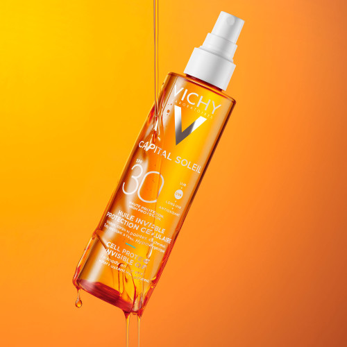 Vichy Capital Soleil SPF 30 200ml Protection Solaire Huile Invisible