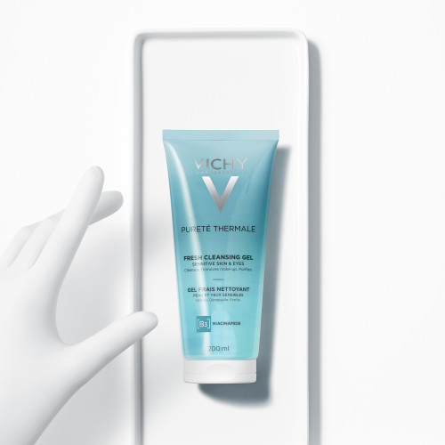 Vichy Pureté Thermale Gel Nettoyant 200 ml Peau Sensible Apaisée