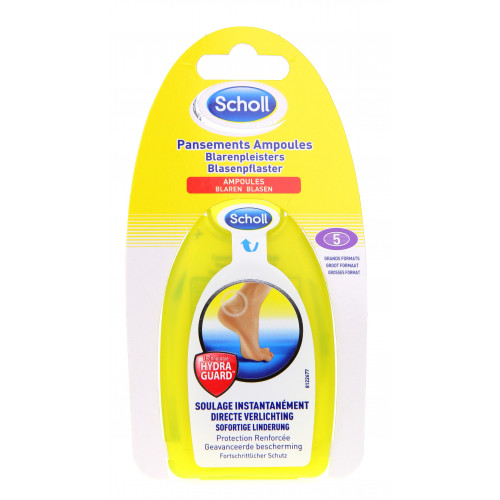 SCHOLL Ampoules Pansements Double Protection Grand Format-5464 SCHOLL Ampoules Pansements Double Protection Grand Format-5464