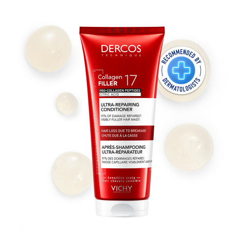 Vichy Dercos Collagen Filler 200 ml Cheveux Fortifiés & Volumineux