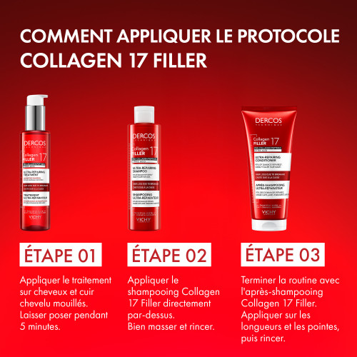 Vichy Dercos Collagen Filler 200 ml Cheveux Fortifiés & Volumineux